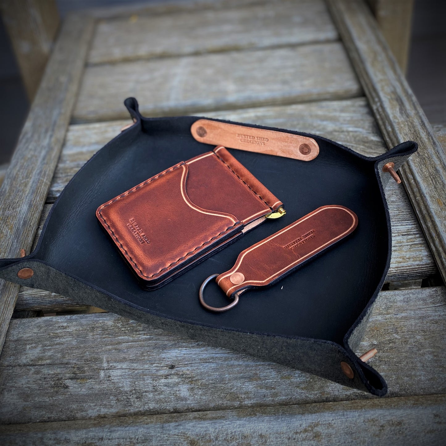 Leather Valet Tray