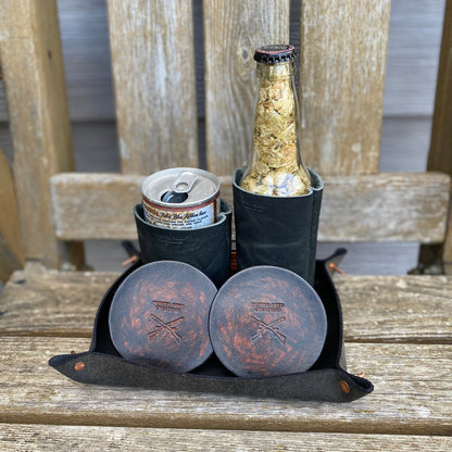 Leather Bottle / Slim Can Koozie
