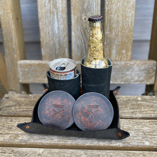 Leather Bottle / Slim Can Koozie
