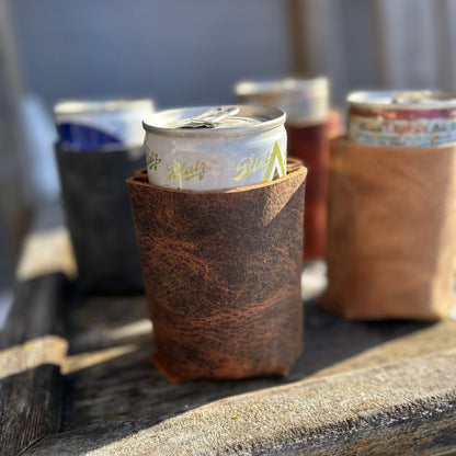 Leather Can Koozie
