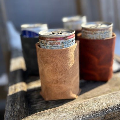 Leather Can Koozie