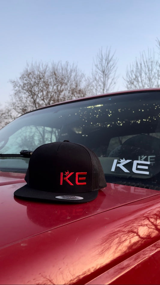 KE BLACK & RED SNAPBACK